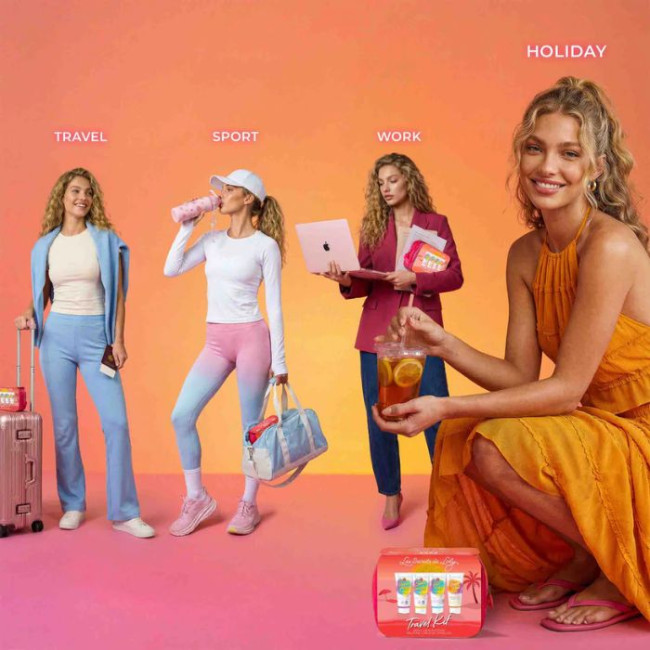 Trousse de voyage Les Secrets de Loly 4x100ml – Routine ondulés