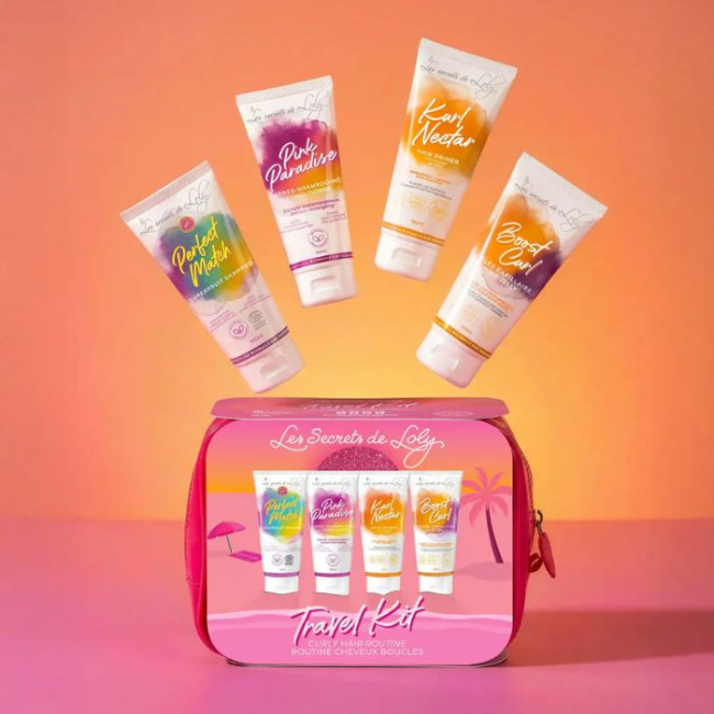Trousse de voyage Les Secrets de Loly 4x100ml – Routine bouclée