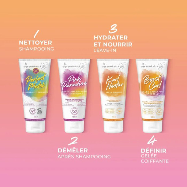 Trousse de voyage Les Secrets de Loly 4x100ml – Routine bouclée