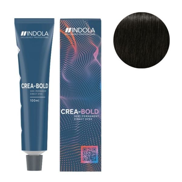 Coloration Crea-Bold Noir Indola 100ML