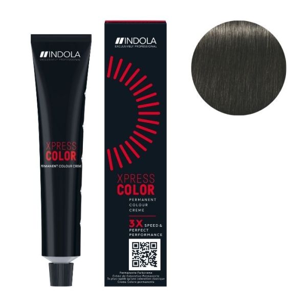 Coloration XpressColor 5.1 chatain clair cendré Indola 60ML