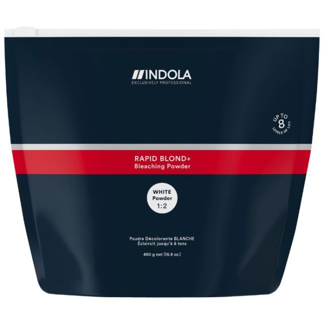 Poudre décolorante blanche Rapid Blond+ Indola 450g