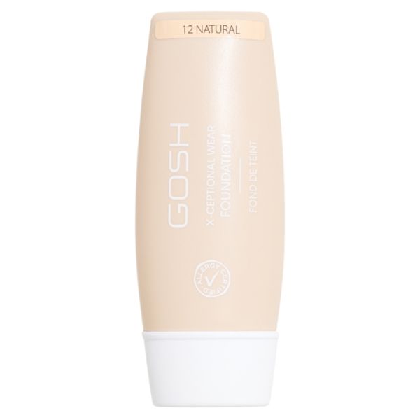Base de maquilhagem nº 12 Natural - X-Ceptional GOSH 35ML