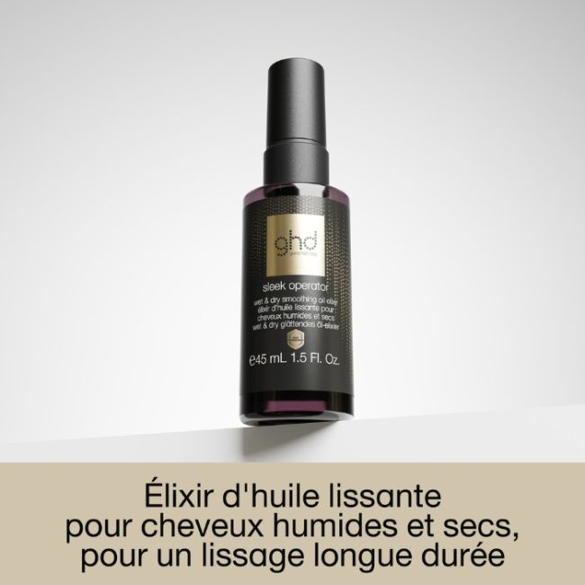 Huile élixir lissante ghd Sleek Operator 45ml