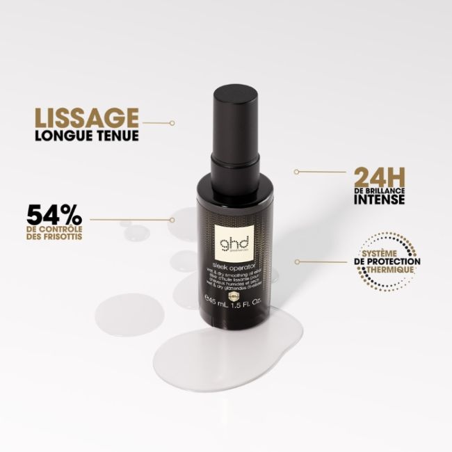 Huile élixir lissante ghd Sleek Operator 45ml