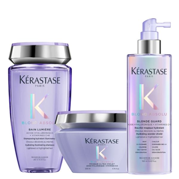 Routine Blond Mechés Blond Absolu Kérastase