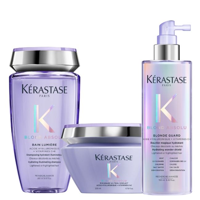 Routine Blond Mechés Blond Absolu Kérastase