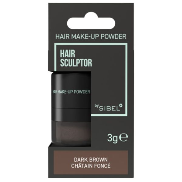 Poudre de maquillage pour cheveux Hair Sculptor Brun foncé Sibel