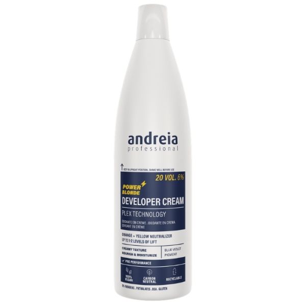 Ossidante crema Power Blonde 20 VOL. 6% Andreia 1L