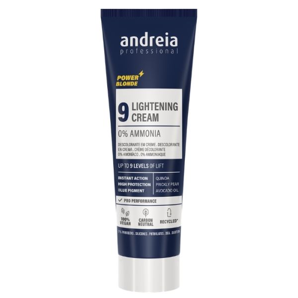 Aufhellende Creme 9 Power Blonde Andreia 250 g