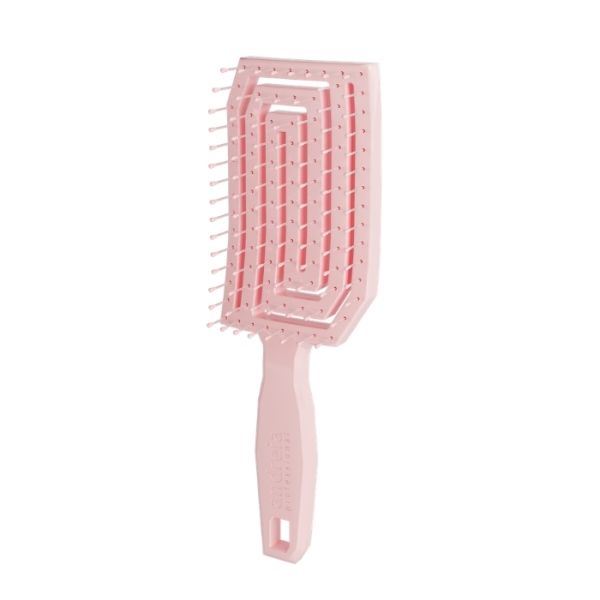 Escova Pro Wave Desembaraçadora pocket rosa Andreia