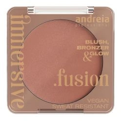 Poudre 3-en-1 Immersive Fusion 01Bronze Pink Glow Andreia