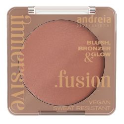 Poudre 3-en-1 Immersive Fusion 01Bronze Pink Glow Andreia