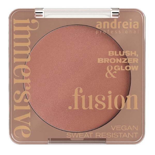 Poudre 3-en-1 Immersive Fusion 01Bronze Pink Glow Andreia