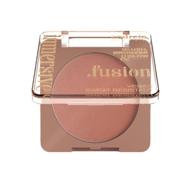 Poudre 3-en-1 Immersive Fusion 01Bronze Pink Glow Andreia
