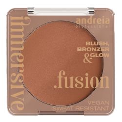 Poudre 3-en-1 Immersive Fusion 03 Bronze Coral Glow Andreia