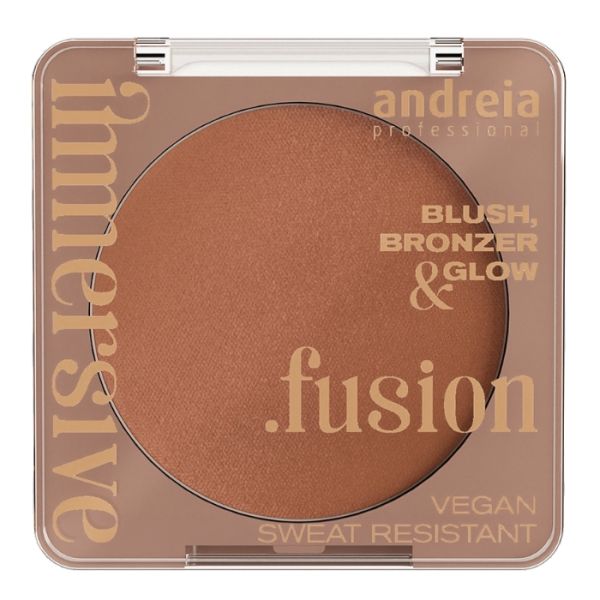 Poudre 3-en-1 Immersive Fusion 03 Bronze Coral Glow Andreia