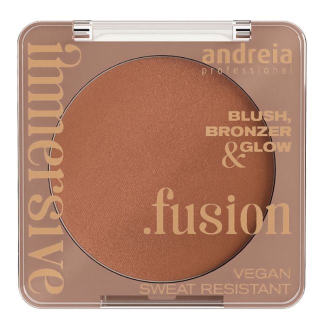 Poudre 3-en-1 Immersive Fusion 03 Bronze Coral Glow Andreia