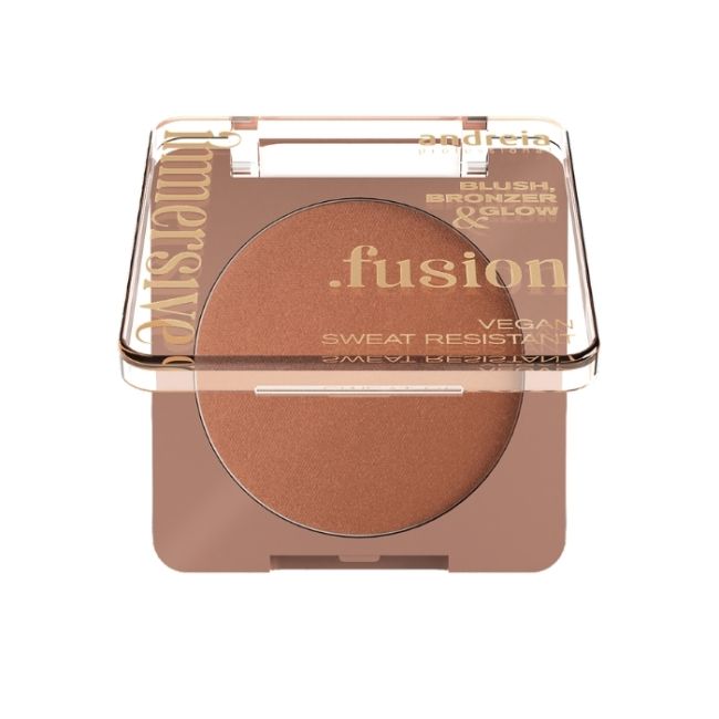 Poudre 3-en-1 Immersive Fusion 03 Bronze Coral Glow Andreia