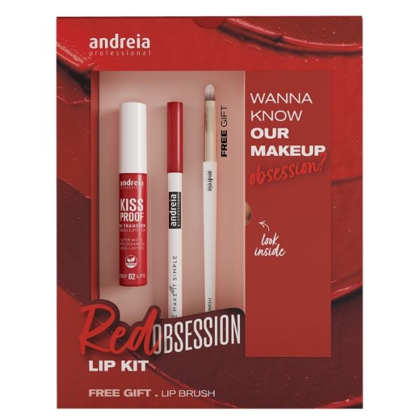Kit lèvres Red Obssesion Andreia
