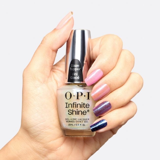 OPI Vernis Infinite Shine Vegan Glazed Holo and Behold 15ML