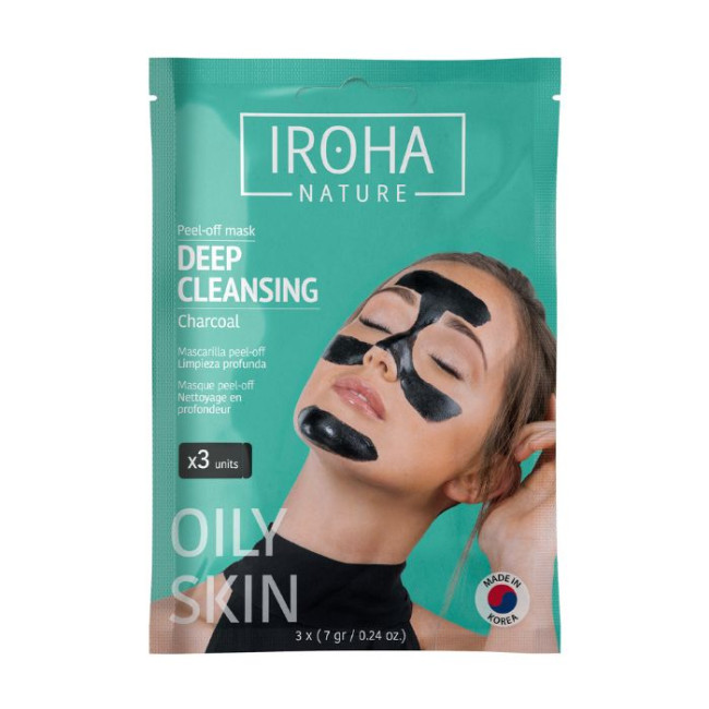 Peel-Off IROHA: Mascarilla facial detoxificante para una piel radiante.