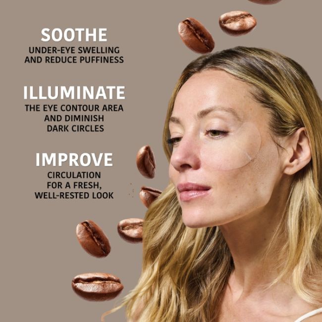 Patchs Contour Yeux Anti-fatigue Caféine + Vitamine C Iroha