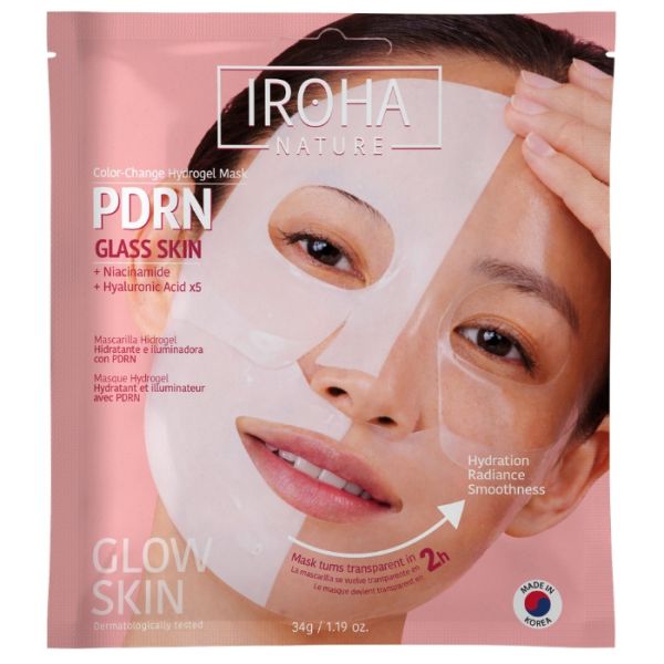 Masque Hydrogel Hydratant & Illuminateur PDRN + Niacinamide + Acide hyaluronique Iroha