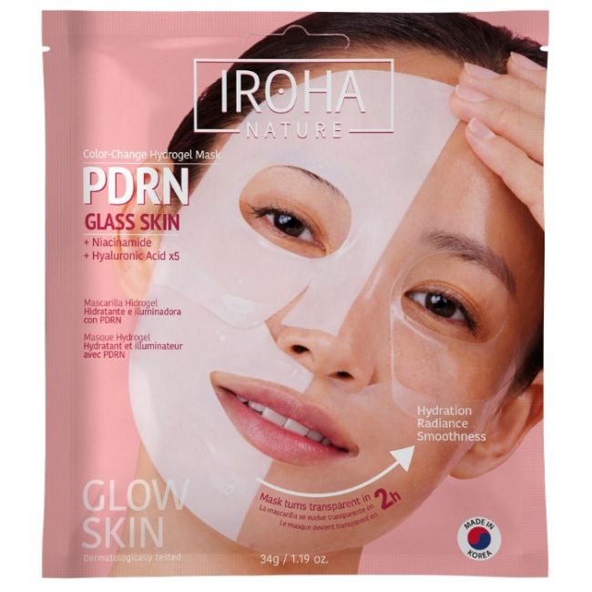 Masque Hydrogel Hydratant & Illuminateur PDRN + Niacinamide + Acide hyaluronique Iroha