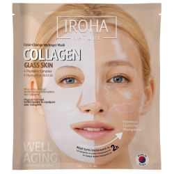 Masque Hydrogel Raffermissant & Repulpant Collagène + Peptide + Acide hyaluronique Iroha