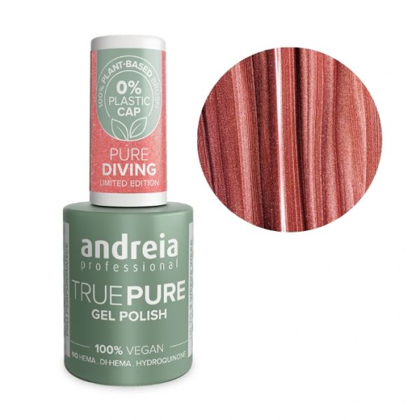 Vernis semi-permanent sans HEMA True Pure Pure DivingPV6 Andreia 10,5ML