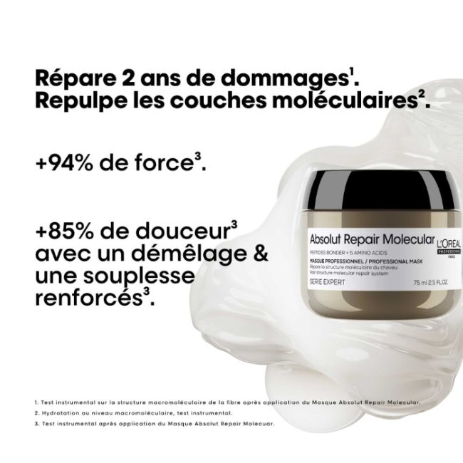 Masque Concentré Absolut Repair Molecular L'Oréal Professionnel 75ml