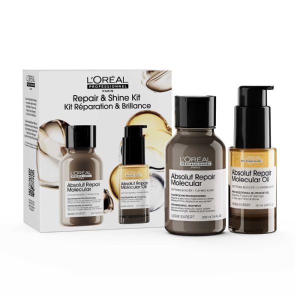 Kit Shampooing et Huile Absolut Repair Molecular L'Oréal Professionnel