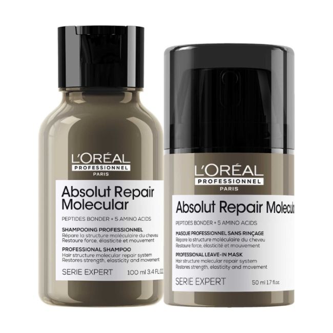Kit Shampooing et Masque sans rinçage Absolut Repair Molecular L'Oréal Professionnel