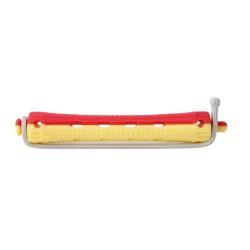 Bigoudis Courts 6 cm x 12 Rouge/jaune 9mm Formul Pro