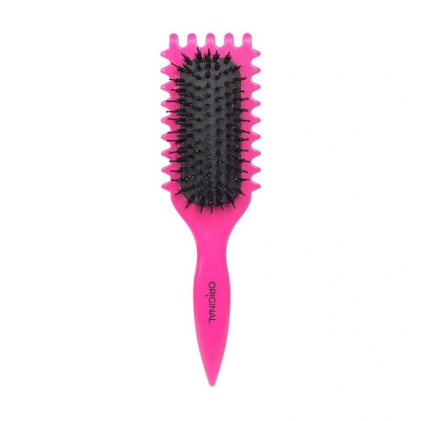 Brosse Coiffante Démêlante Curly Rose- Cheveux Soignés Sans Effort