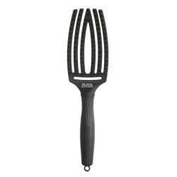 Brosse Fingerbrush Care Iconic Double poils nylon Full Black taille M Olivia Garden