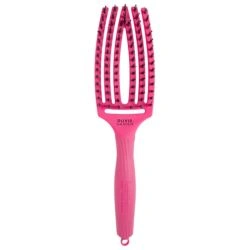 Brosse Fingerbrush Care Iconic Double poils nylon Hot Pink taille M Olivia Garden