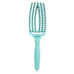 Brosse Fingerbrush Care Iconic Double poils nylon Mint taille M Olivia Garden