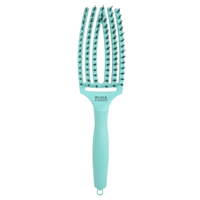 Brosse Fingerbrush Care Iconic Double poils nylon Mint taille M Olivia Garden