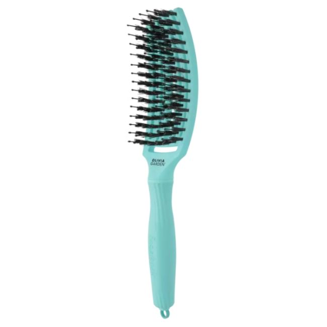 Brosse Fingerbrush Care Iconic Double poils nylon Mint taille M Olivia Garden