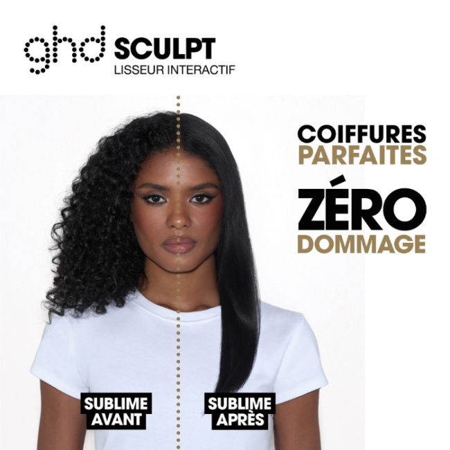 Lisseur interactif ghd Sculpt noir