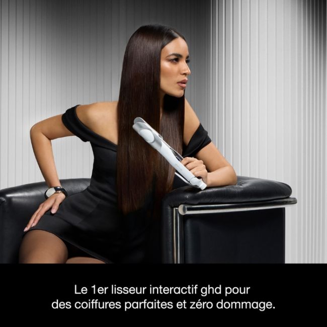 Lisseur interactif ghd Sculpt blanc