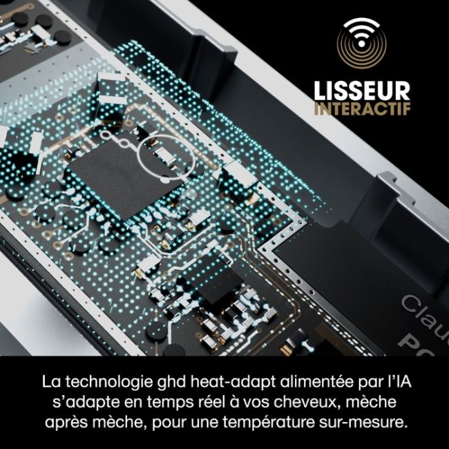 Lisseur interactif ghd Sculpt blanc