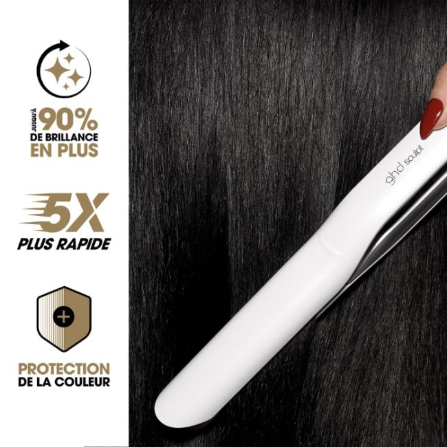 Lisseur interactif ghd Sculpt blanc