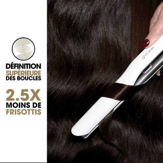 Lisseur interactif ghd Sculpt blanc