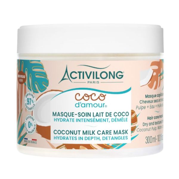 Masque-Soin Lait de Coco Coco D'amour Activilong 300ml