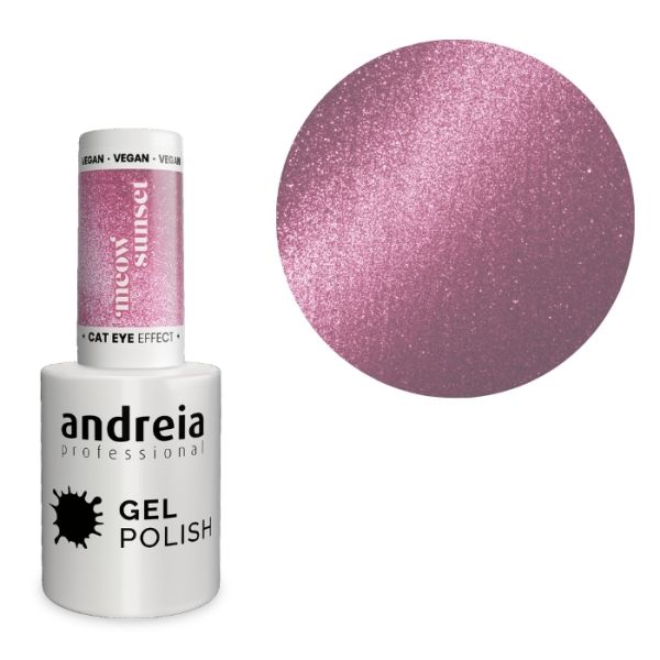 Verniz semi permanente Gel Polish Efeito Olho de Gato MW5 Andreia 10,5ml