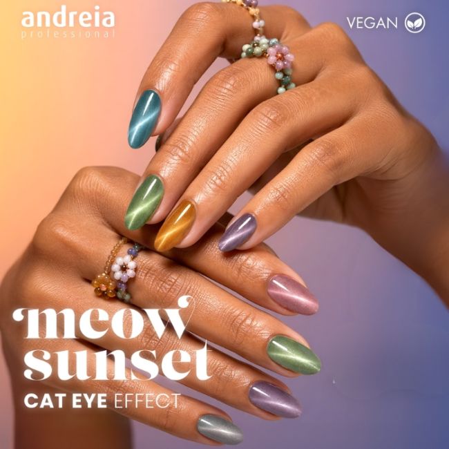 Semi-permanenter Gel-Lack Cat Eye Effekt MW2 Andreia 10,5ml