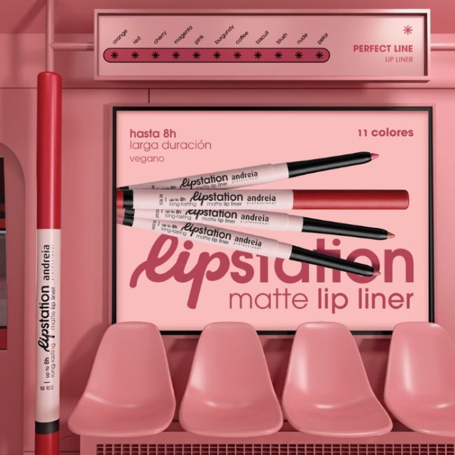 Lápis de lábios matte Lip Station Blush 09 Andreia